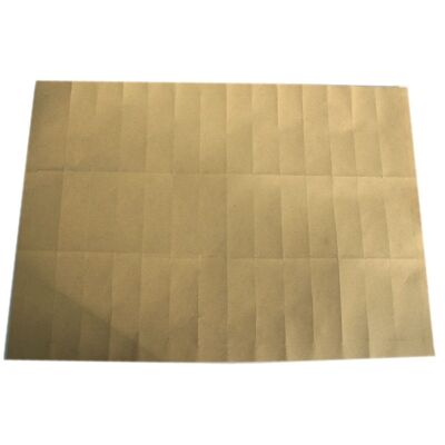 AWKL-06 - Brown Kraft - 42UP Round Corner A4 Laser Label 60x20mm - Sold in 100x unit/s per outer