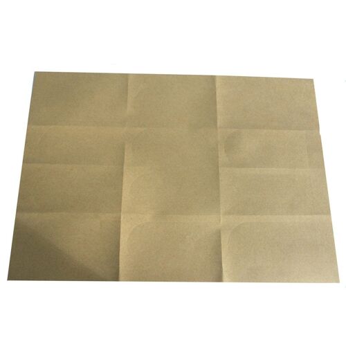 AWKL-08 - Brown Kraft - 12UP Arch Labels A4 Laser Label 40x84mm - Sold in 100x unit/s per outer