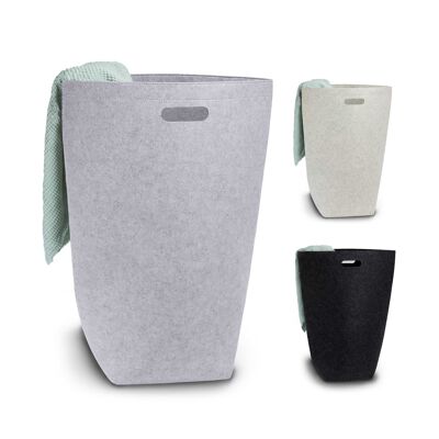 laundry basket | Designer laundry collector 80 liters | Laundry basket beige made of felt | Elwin Neile's ORIGINAL