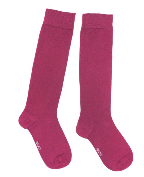 Knee Socks for Women >>Magenta<<