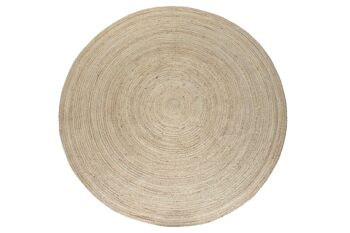 TAPIS DE JUTE 120X120X1,5 NATUREL TX202099 1