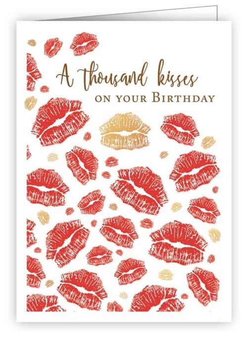 A thousand kisses on your birthday (SKU: 6932)