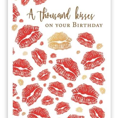 A thousand kisses on your birthday (SKU: 6932)