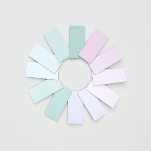 Colour wheel sticky notes