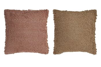 COUSSIN COTON 45X15X45 450 GR, 2 ASSORTIMENTS. TX202901 1