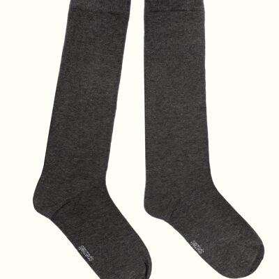 Knee Socks for Women >>Anthracite<<