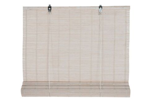 ESTOR BAMBU 60X2X175 ENROLLABLE BARNIZADO BLANCO TX202953