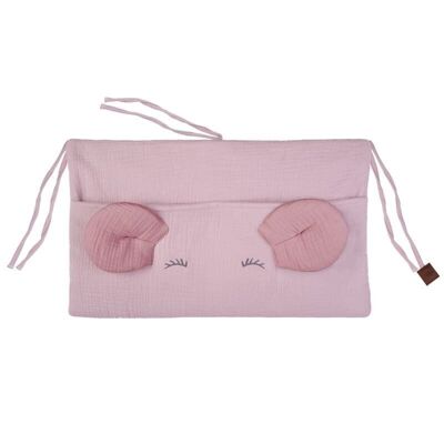 Cot organizer MOUSE Blush&Baby Pink