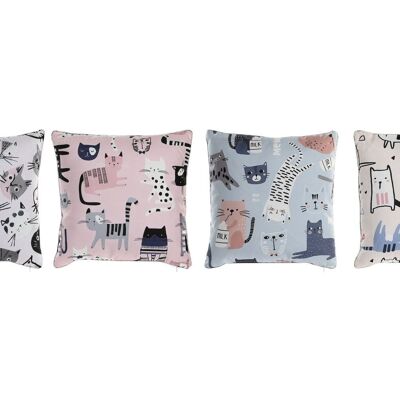 POLYESTER CUSHION 40X10X40 350 GR, CATS 4 ASSORTED. TX202423