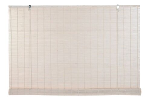 ESTOR BAMBU 120X2X175 ENROLLABLE BARNIZADO BLANCO TX202955