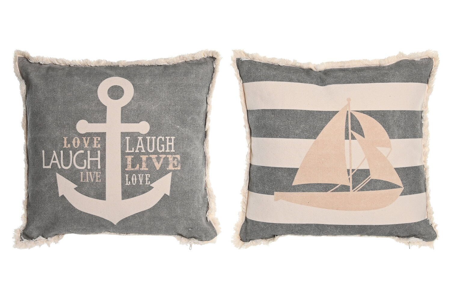 CUSCINO COTONE POLIESTERE 45X10X45 400GSM 2 ASSORTIMENTI. TX203853