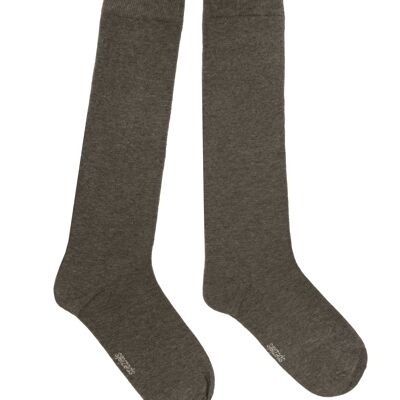 Knee Socks for Women >>Mottled Bark<<