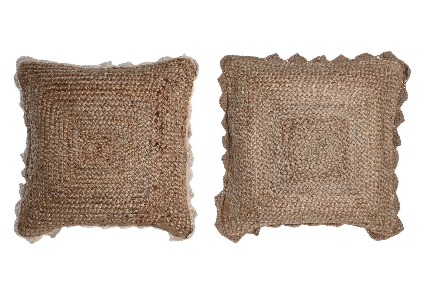 COJIN YUTE 45X45X15 1100 GR, MACRAME 2 SURT. TX204403