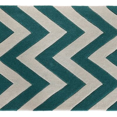 ALFOMBRA POLIESTER 60X90X2 1800 GSM ZIGZAG TX204771