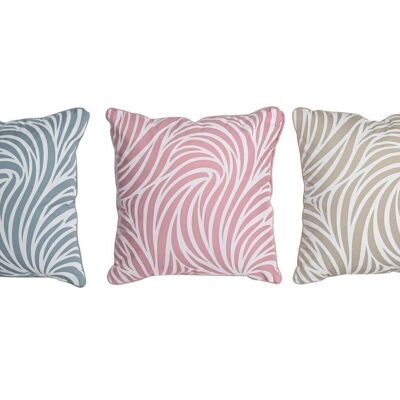 POLYESTER LINEN CUSHION 45X15X45 530 GR, 3 ASSORTMENTS. TX205510