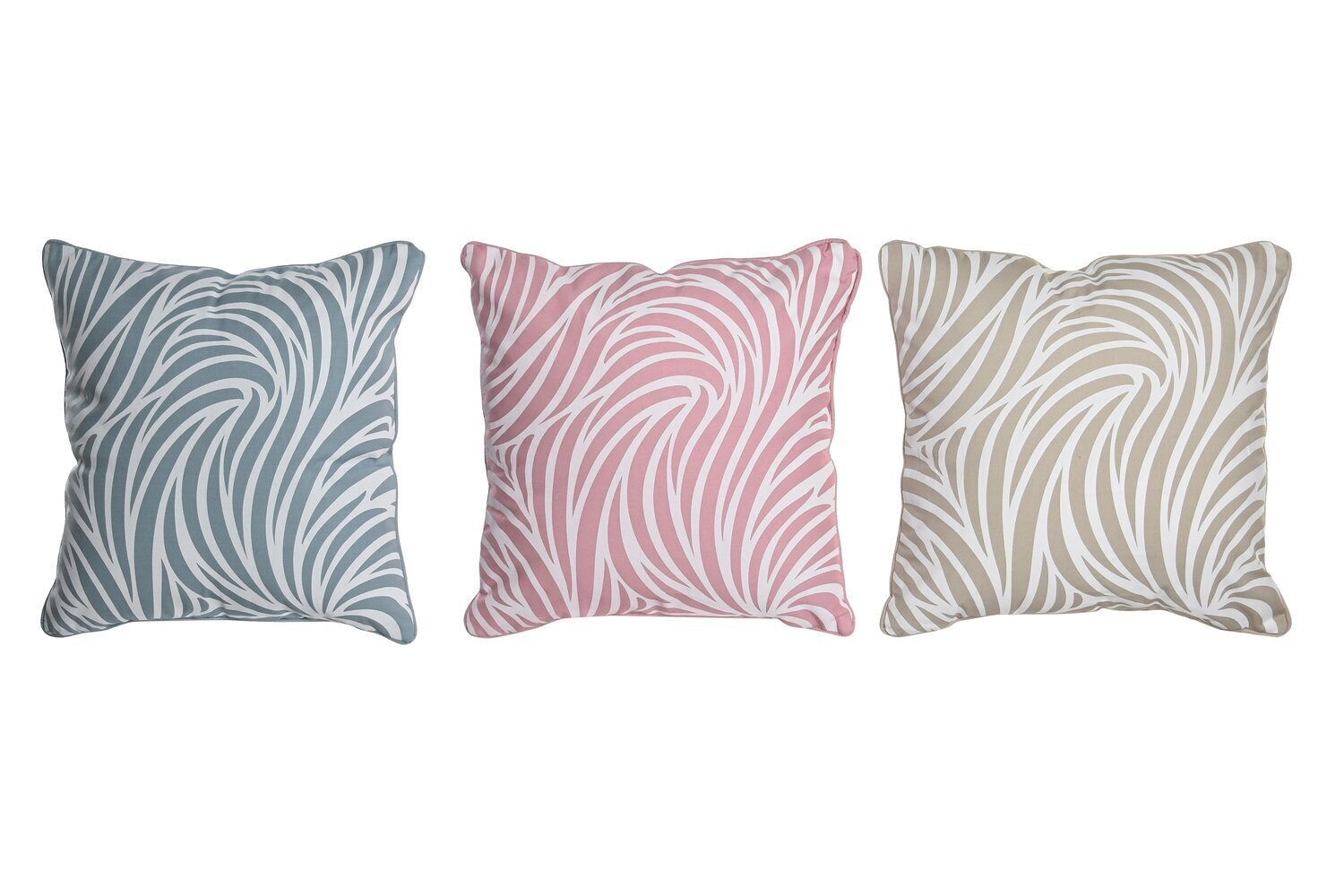 CUSCINO IN LINO POLIESTERE 45X15X45 530 GR, 3 ASSORTIMENTI. TX205510