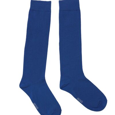 Knee Socks for Women >>Gentian<<  soft cotton