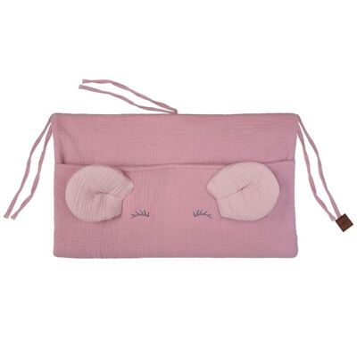 Cot organizer MOUSE Baby Pink&Blush