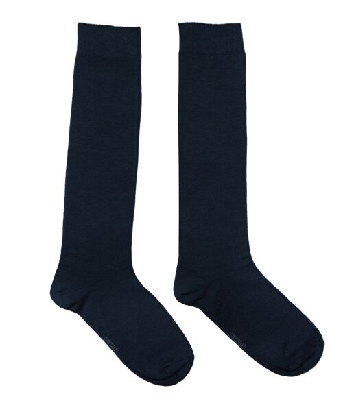 Knee Socks for Women >>Marine<<  soft cotton