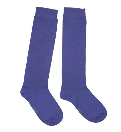 Knee Socks for Women >>Light Purple<<  soft cotton