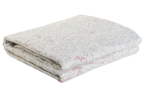 COLCHA POLIESTER 270X270X1 285 GSM, FLORAL BORDADO TX207522