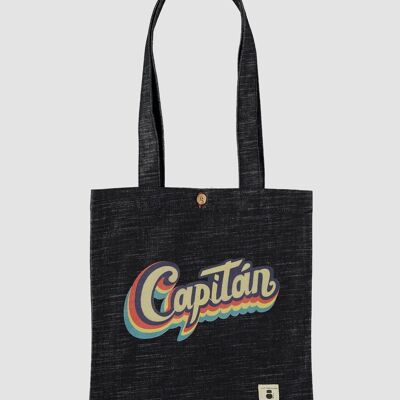 CAPTAIN RAINBOW DENIM TOTE