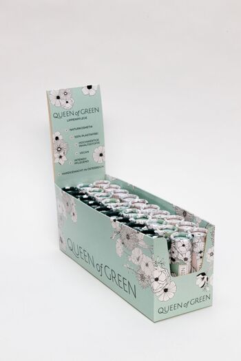 QUEEN OF GREEN Sticks de baume à lèvres durables (30 pièces) 1