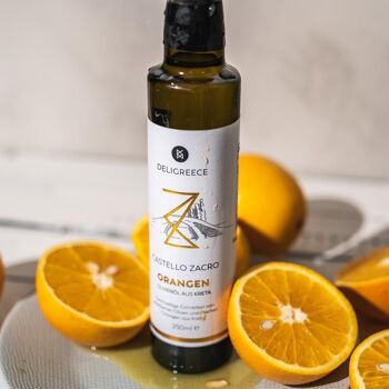 Huile d'olive-orange Castello Zacro - 250 ml 4