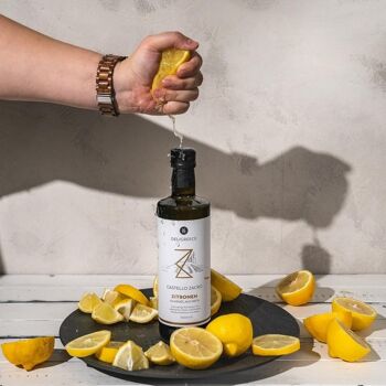 Huile d'olive-citron Castello Zacro - 250 ml 2