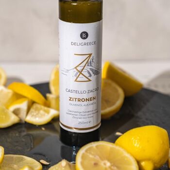 Huile d'olive-citron Castello Zacro - 250 ml 5