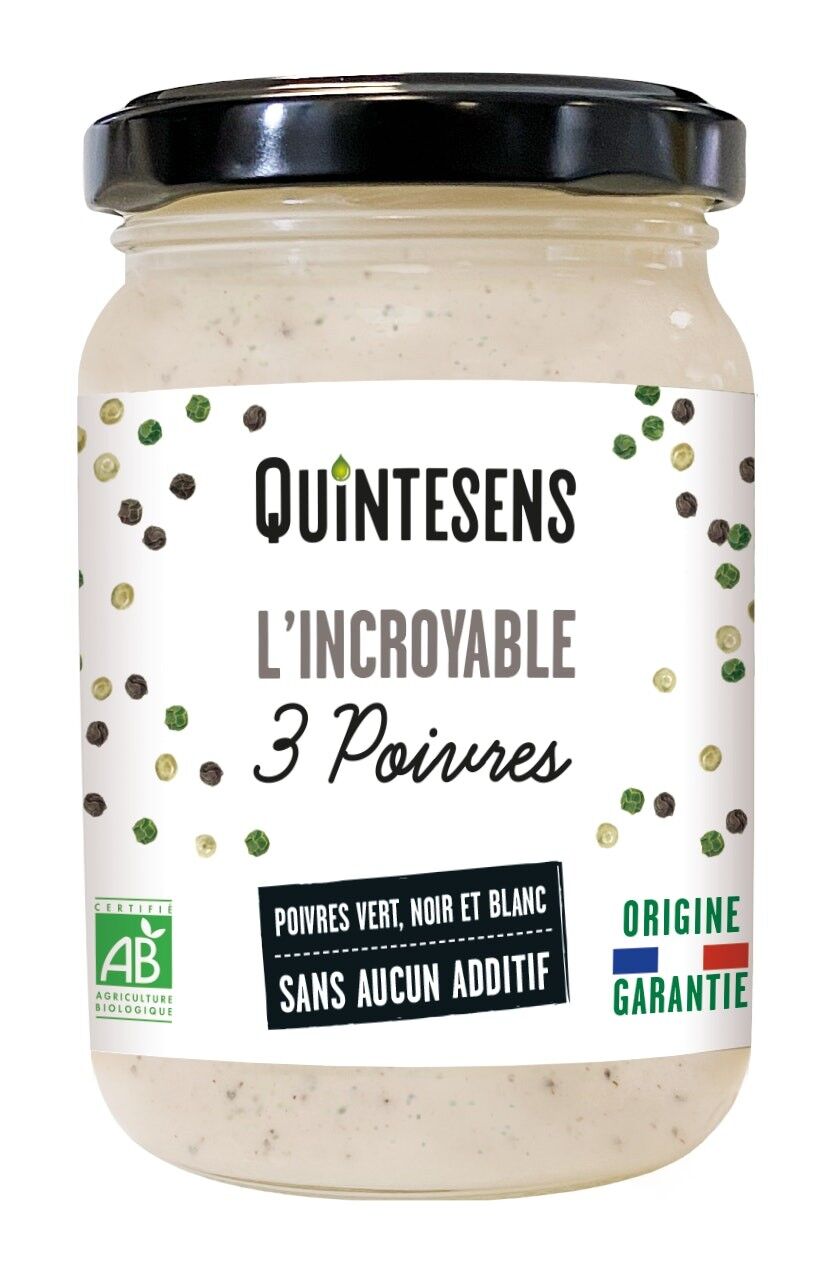 The Incredible Organic 3 Pepper Sauce, concocted in Limousin