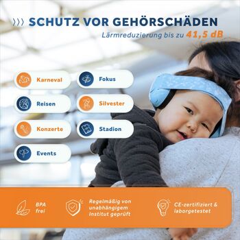 SCHALLWERK® Mini+ | Protection auditive pour petites têtes 3