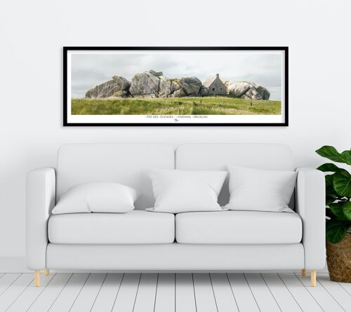 Affiche 20 x 60 cm - Meneham, Kerlouan, Finistère
