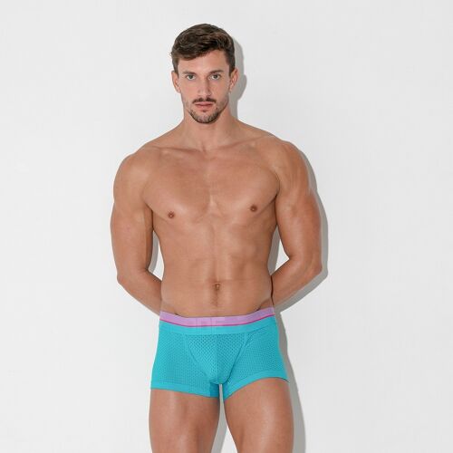BRIGHT MESH TRUNK TURQUOISE