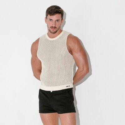 KNITTED TANKTOP OFF-WHITE