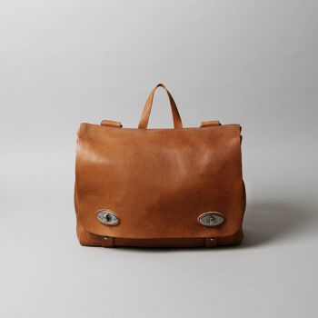 Sac cartable Romain Camel 4