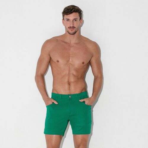 5 POCKET SHORT GREEN