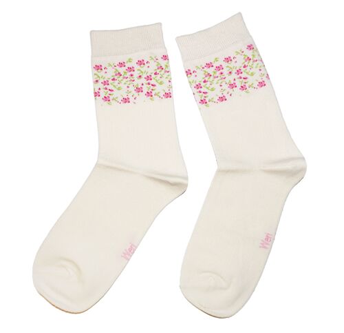 Socks for Women >>Floral Edge<<