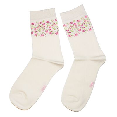 Socks for Women >>Floral Edge<<