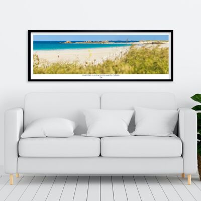 Affiche 20 x 60 cm - La Plage des Amiets, Cléder, Finistère