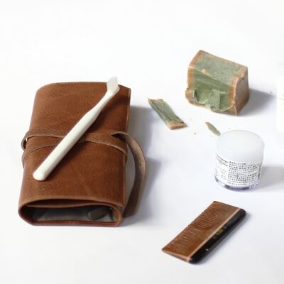 Philippe Camel toiletry bag