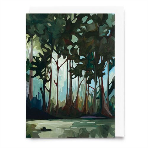 Art Greeting Card | Forest Painting | Tanglewood