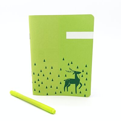 Papeterie Carnet Cerf 14 X 18cm