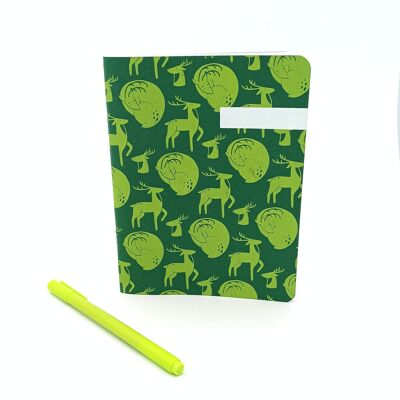 Stationery Deer pattern notebook 14 X 18cm