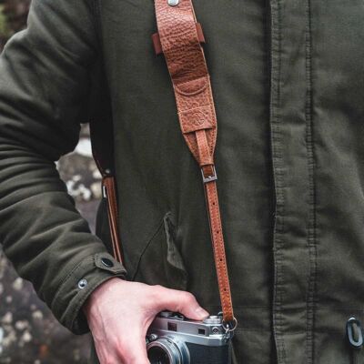 Camera strap Henri Camel