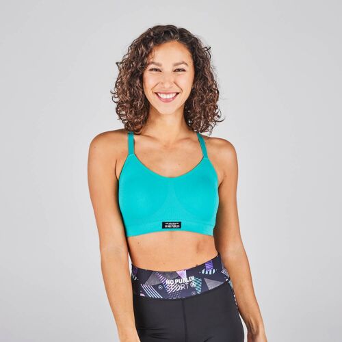 Brassière sport Work Hard turquoise