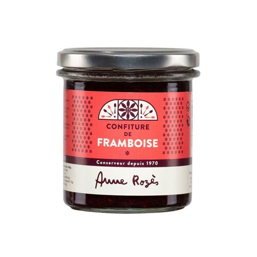 Confiture de framboise 350g Anne Rozès - Douceur fruitée et artisanat culinaire