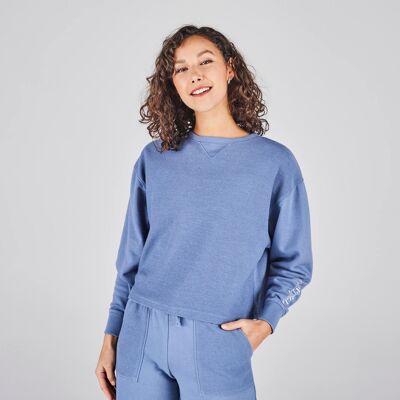 Blaues Frida-Sweatshirt