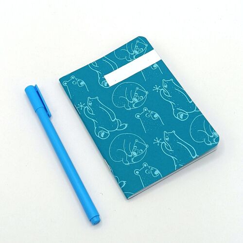 Papeterie Carnet Motif Ours 10 X 14 cm