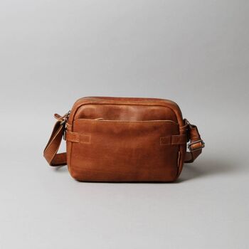 Sac besace Hugues Camel 4